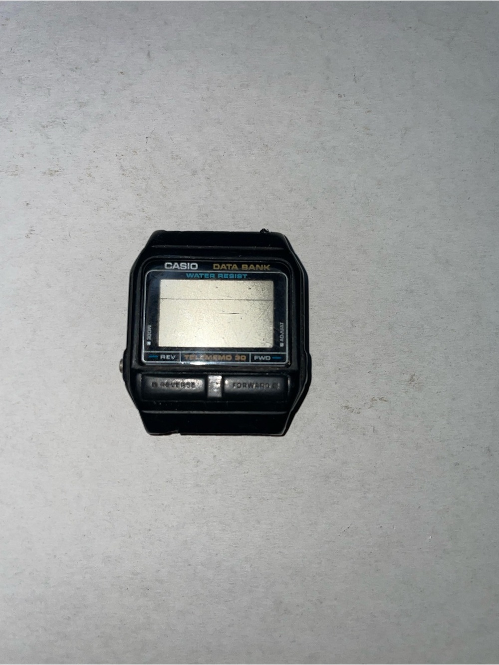 Vintage Casio DB-31 Mod 871 Alarm Data Bank Telememo Wrist Watch Japan For Parts
